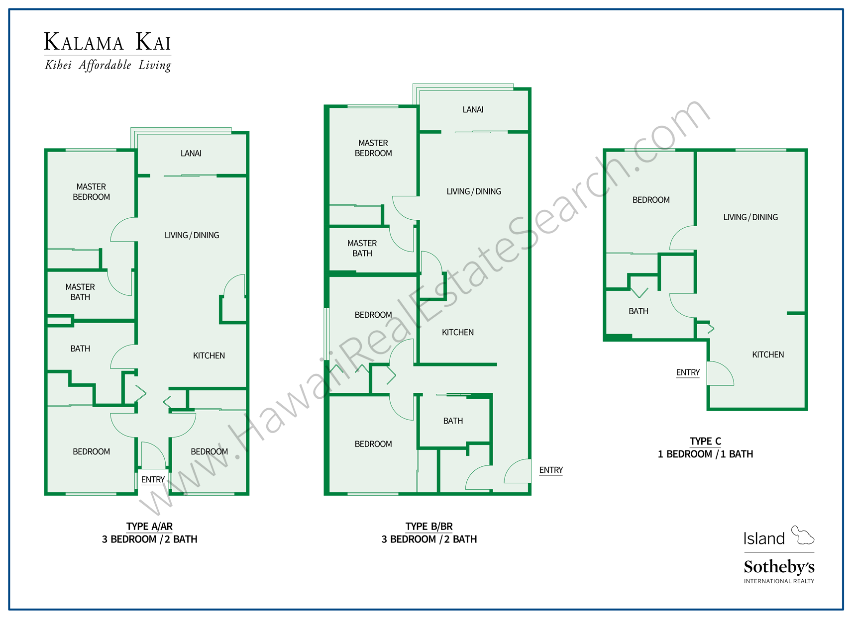 kalama kai floor plans